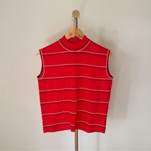 Vintage Gina Teresa Wool Striped Vest